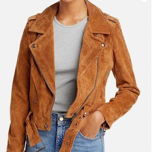 Women's Suede Motorcycle Jacket